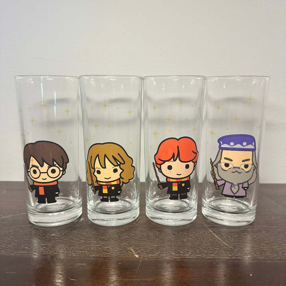 Harry Potter glasswear set 16 oz set of 4